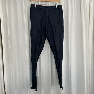 Club Monaco navy linen pant
